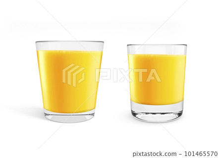 Fruit juice. Glass of fruit juice isolated on white background