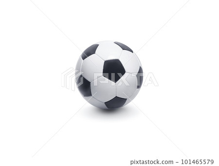 Soccer ball on white background Soccer ball on white background 101465579