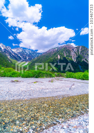 [風景]初夏的上高地[長野縣] 101467333