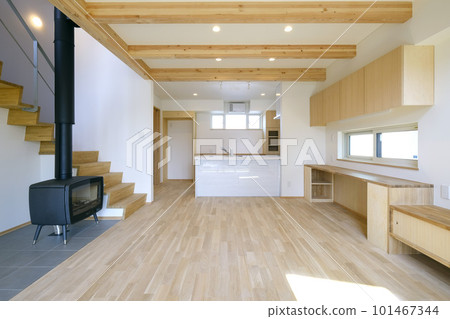 帶爐灶的客廳 101467344