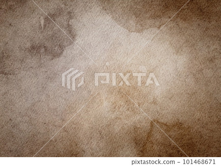 Abstract old brown watercolor stains background on watercolor paper textured for design templates invitation card Abstract old brown watercolor stains background on watercolor paper textured for design templates invitation card 101468671