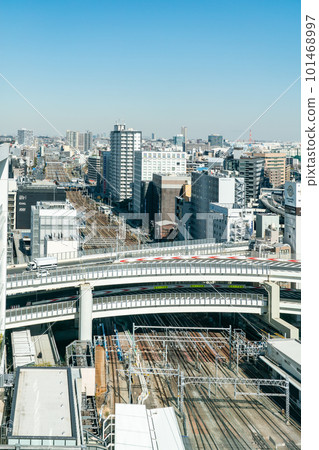 [Kanagawa Prefecture] Townscape in front of Yokohama Station 101468997
