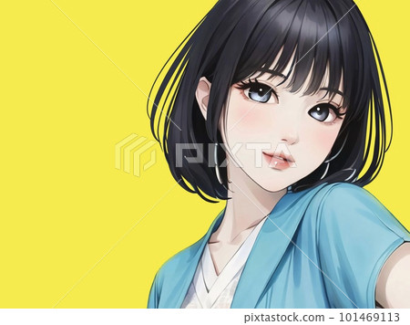 Woman, girl, illustration, anime, cartoon, beautiful girl, Moe, character, cosplay, two-dimensional, digital, Japan, Woman, girl, illustration, anime, cartoon, beautiful girl, Moe, character, cosplay, two-dimensional, digital, Japan, 101469113