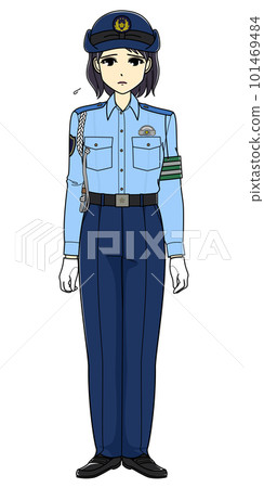 夏裝女警官（全身） 101469484