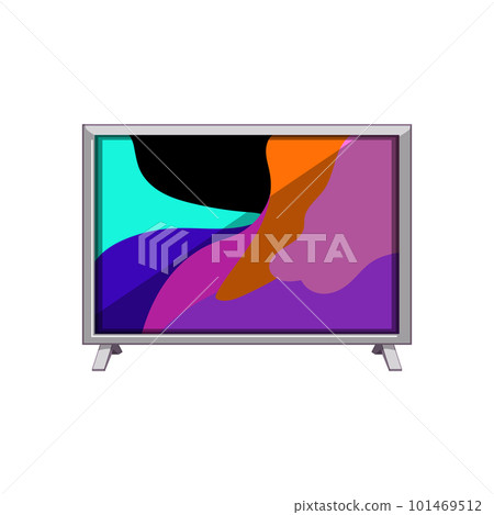 blank tv screen cartoon vector illustration 101469512