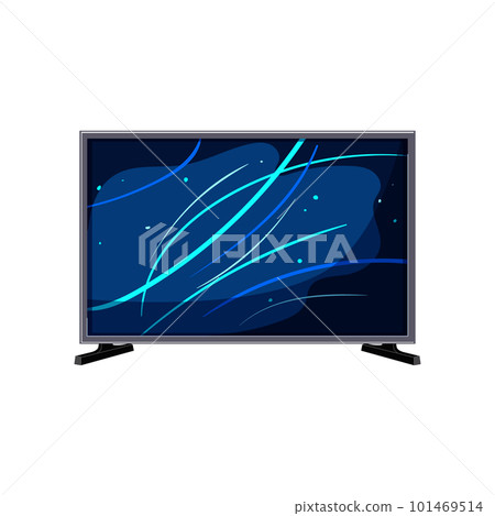 wall tv screen cartoon vector illustration wall tv screen cartoon vector illustration 101469514