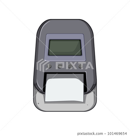 press label printer cartoon vector illustration press label printer cartoon vector illustration 101469654