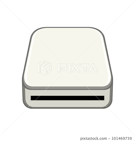 equipment compact photo printer cartoon vector illustration 101469739