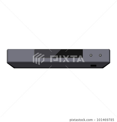 technology blu ray player cartoon vector illustration 101469785