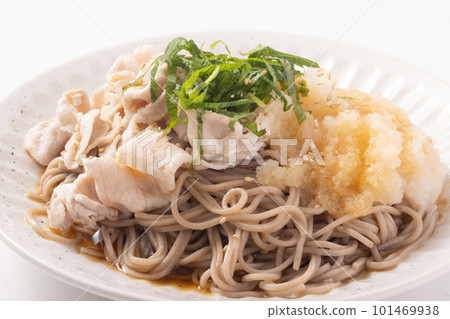 Pork shabu grated soba noodles Pork shabu grated soba noodles 101469938