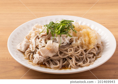 Pork shabu grated soba noodles Pork shabu grated soba noodles 101469943