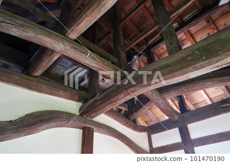 Interior of Hikone Castle, a national treasure in Shiga Prefecture, Japan 101470190