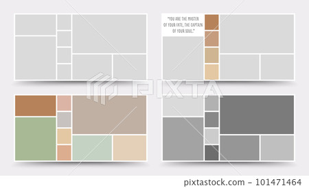 Moodboard template. Photo collage layout. Minimalist Moodboard. Moodboard template. Photo collage layout. Minimalist Moodboard. 101471464