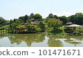 Korakuen with Okayama Castle in the background 101471671