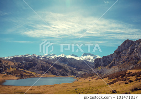 Beautiful mountain landscape. Peaks of Europe 101471817