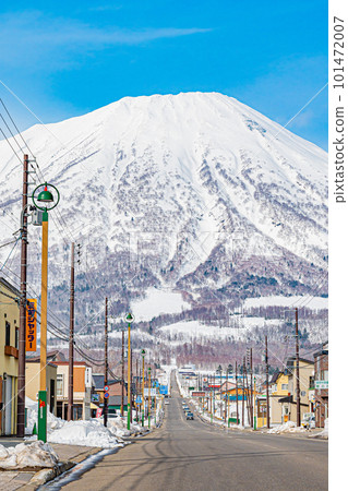 冬天從 Makkari 村看到的羊蹄山 冬天從 Makkari 村看到的羊蹄山 101472007