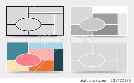 Moodboard template. Photo collage layout. Minimalist Moodboard. Moodboard template. Photo collage layout. Minimalist Moodboard. 101472186