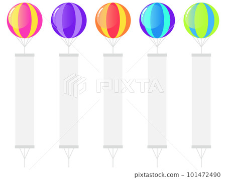 廣告氣球 5 種類型設置 101472490