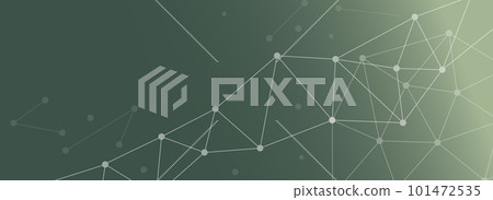 Vector image for banner drawn with geometric patterns that image synapses and chemical formulas on a green gradient background Vector image for banner drawn with geometric patterns that image synapses and chemical formulas on a green gradient background 101472535