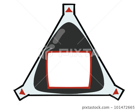 Convenience store rice ball illustration material 101472665