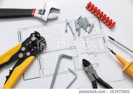 Multiple repair tools, workshop concept Multiple repair tools, workshop concept 101475002