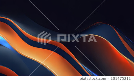 A Macroscale Investigation of Water Waves and Oil in Orange and Ble Tone. Generative AI. A Macroscale Investigation of Water Waves and Oil in Orange and Ble Tone. Generative AI. 101475211