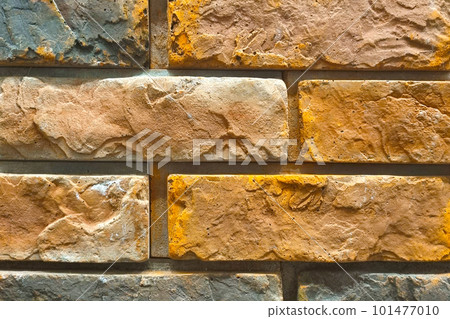 Brick texture of wall tiles. Background wall, material. 101477010