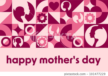 Happy Mother's Day. Holiday concept. Template for background, banner, card, poster with text 101477229