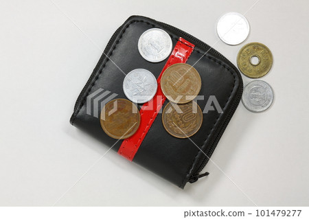 Wallet and coin 101479277
