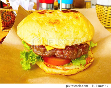 美味的漢堡包 101480567