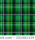 Green tartan check seamless pattern 101481339