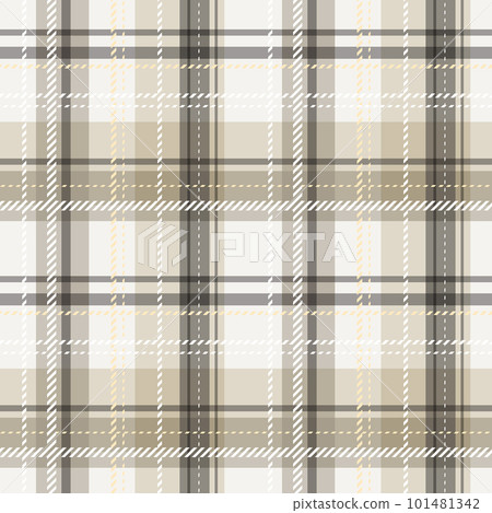 Seamless white tartan pattern 101481342