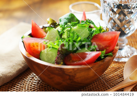 breakfast vegetable salad 101484419