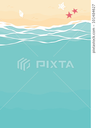Summer sea background illustration 101484627