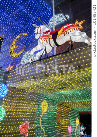Gate of Tokyo German Village Illumination 101485421