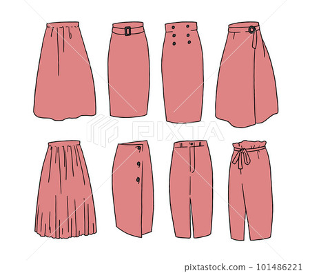 紅裙子插畫集 101486221