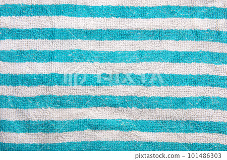 Turquoise towel, full frame image Turquoise towel, full frame image 101486303