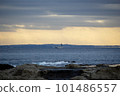 Fishing boats and scenery off Shonan coast 101486557