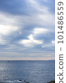 Clouds floating in the sea 101486559