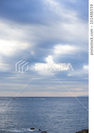 Clouds floating in the sea Clouds floating in the sea 101486559