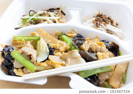 美味的豬肉和蔬菜炒 101487334