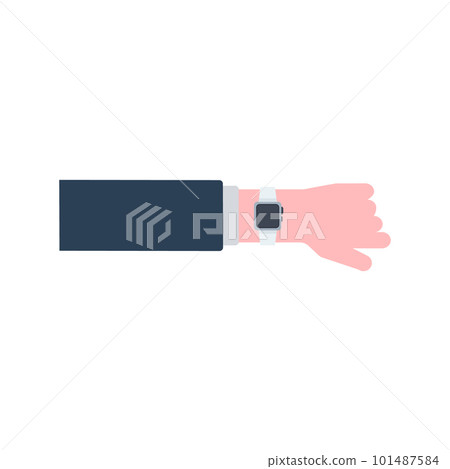 smartwatch and wrist smartwatch and wrist 101487584