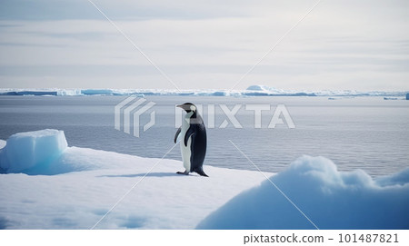 在野外的帝企鵝 101487821