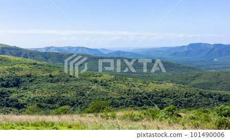 Safari Wildlife Hills Valleys Landscape 101490006
