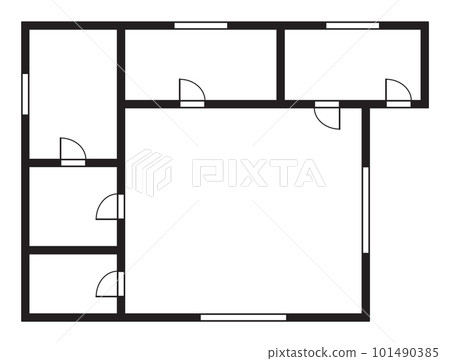 Empty Blueprint For Project Stock Illustration - Download Image