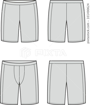 Mens and womens short leggings. Fashion CAD. Mens and womens short leggings. Fashion CAD. 101490624