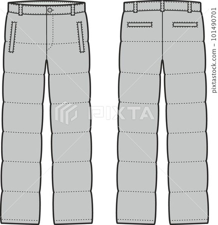 Mens down pants. Front and back. Mens down pants. Front and back. 101490701