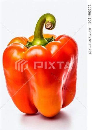 Fat and Juicy raw pepper. Generative AI Fat and Juicy raw pepper. Generative AI 101490991