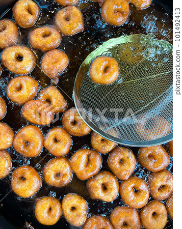 Istanbul, Turkey Lokma. Turkish style sweet snack Istanbul, Turkey Lokma. Turkish style sweet snack 101492413
