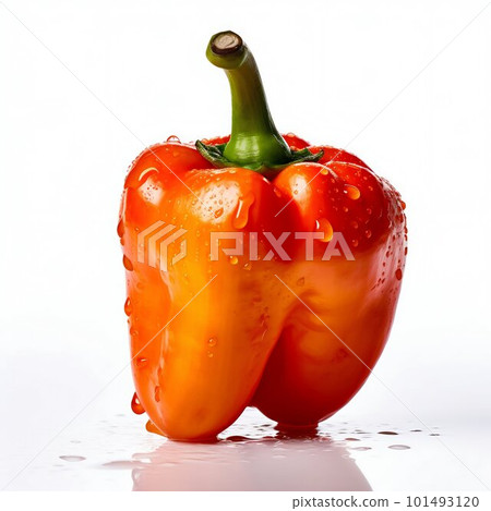 Fat and Juicy raw pepper. Generative AI Fat and Juicy raw pepper. Generative AI 101493120